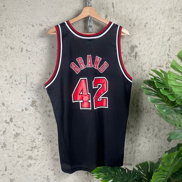Chicago Bulls Vintage Elton Brand Away Sz 44 Large Champion #42 Jersey - Picture 3 of 3
